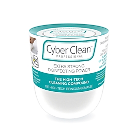 Cyber Clean Produit de nettoyage professionnel, absorbant la saleté, désinfectant, en gobelet, 160 g