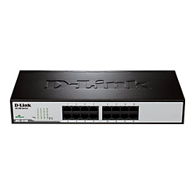 D-Link DES 1016D - Switch - 0,1 Gbps - USB Rack module