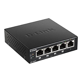D-Link DGS-1005P - Non-géré - L2 - Gigabit Ethernet (10/100/1000) - Full duplex - Connexion Ethernet - supportant l'alimentation via ce port (PoE) - Montage mural
