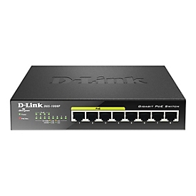 D-Link DGS 1008P - Switch - unmanaged - 4 x 10/100/1000 (PoE)