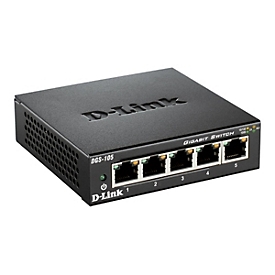 D-Link DGS-105 - Non-géré - L2 - Gigabit Ethernet (10/100/1000) - Full duplex