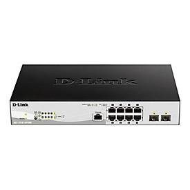 D-Link DGS 1210-10P/ME - Switch - managed - 8 x 10/100/1000 (PoE)