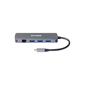 D-Link DUB-2334 - Dockingstation - USB-C - HDMI - 1GbE