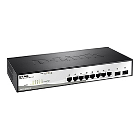 D-Link Smart+ DGS-1210-10 - Switch - 8 Anschlüsse - managed - an Rack montierbar