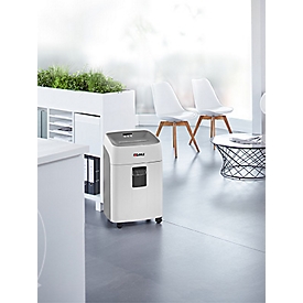 Dahle Aktenvernichter 404P, Partikelschnitt 4 x 25 mm, Sicherheitsstufe P-4, für 19-21 Blatt, 40 Liter, grau