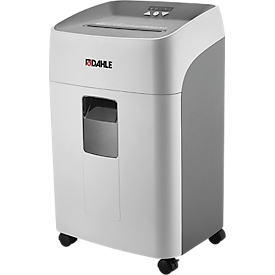Dahle document shredder 404P, particle cut 4 x 25 mm, security level P-4, for 19-21 sheets, 40 liters, grey