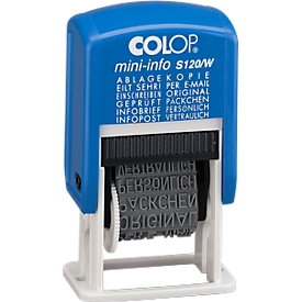 Datumstempel, S 120 Mini Info, selbstfärbend