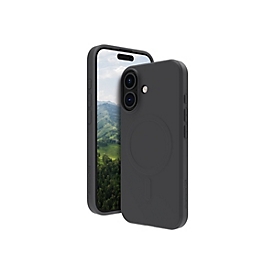 dbramante1928 Greenland Pro - Hintere Abdeckung für Mobiltelefon - kompatibel mit MagSafe - Kunststoff - Night Black - für Apple iPhone 16