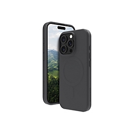 dbramante1928 Greenland Pro - Hintere Abdeckung für Mobiltelefon - kompatibel mit MagSafe - recycelter Kunststoff - Night Black - für Apple iPhone 16 Pro