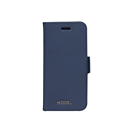 dbramante1928 Milano - Flip-Hülle für Mobiltelefon - Saffianleder - Ocean Blue - für Apple iPhone 7, 8, SE (2. Generation)