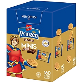 De Beukelaer Mini Prinzenrolle, vegan, 160 Einzelverpackungen mit jeweils 7,5 g