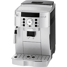 De'Longhi Machine à café automatique Magnifica S ECAM 22.110.SB, pour grains/poudre, jusqu'à 1,8 l/250 g, mousseur à lait, noir-argenté