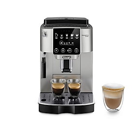 De'Longhi Machine à café automatique Magnifica Start ECAM 220.30.SB, pour grains/poudre, 1450 W, jusqu'à 1,8 l/250 g, mousseur à lait, argent-noir