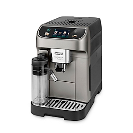 De'Longhi volautomatische koffiemachine Magnifica Plus ECAM 320.70, voor bonen/poeder, 1450 W, tot 1,9 l/250 g, LatteCrema Hot System, touch display, titaniumkleurig
