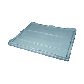 Deckel FP-EDA 1210 LID, für Big Box Grossbehälter mit Aussenmassen L 1000 x B 1200 mm, Polypropylen, grau