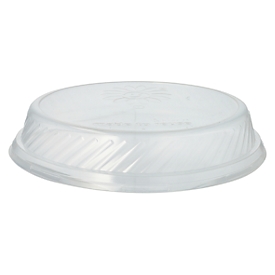 Deckel für Menüteller Papstar Circulware by Havel, Mehrweg, rund, mikrowellen- & spülmaschinengeeignet, Ø 227 x H 41 mm, PP, transparent, 12 Stück