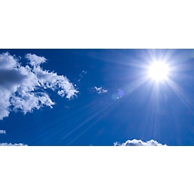 Deckensegel, Sonne, 1600x800 mm