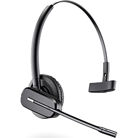 DECT-Headset Plantronics CS540, schnurlos/monaural, inkl. Telefonadapter APS-11, 120 m Reichweite