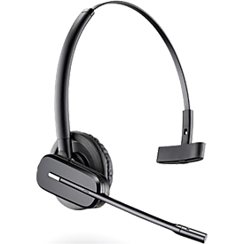 DECT-headset Plantronics CS540, snoerloos/monogeluid, incl. telefoonadapter APS-11, 120 m bereik