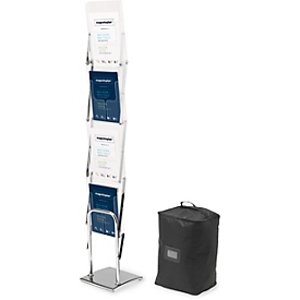 Deflecto ProspektStänder 36200 26x157.5x28cm DIN A4 4 Fächer tr