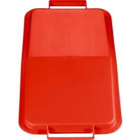 Deksel voor afvalbakken 60 liter, rood