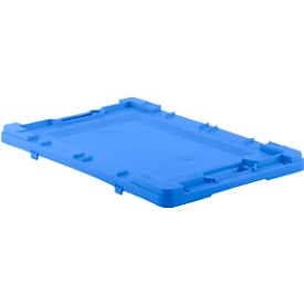 Deksel voor Euronorm bak EFB 642/643/644, blauw