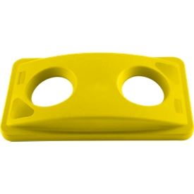 Deksel voor flesseninworp, voor Slim Jim® afvalcontainer, geel