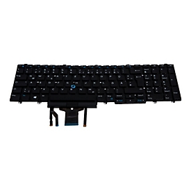 Dell - Ersatztastatur Notebook - mit DualPoint - hinterleuchtet - Deutsch