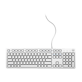 Dell KB216 - Tastatur - USB - AZERTY - Französisch - weiß