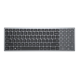 Dell KB740 - Tastatur - kompakt, mehrere Geräte - kabellos - 2.4 GHz, Bluetooth 5.0 - QWERTY