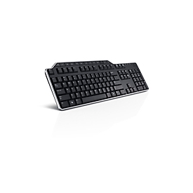 Dell Keyboard US/Euro QWERTY Dell KB-522 Wired Business Multimedia USB Black - Keyboard - QWERTY