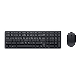 Dell Pro Compact Silent Keyboard and Mouse - KM555 - Tastatur-und-Maus-Set - kabellos - 2.4 GHz, Bluetooth 5.1 - QWERTY