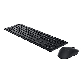 Dell Pro KM5221W - Tastatur-und-Maus-Set - QWERTY - US International - Schwarz