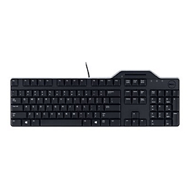 Dell Pro-Smartcard-Tastatur – KB813 - US international (QWERTY) - Volle Größe (100%) - Kabelgebunden - USB - QWERTY - Schwarz