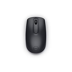 Dell WM118 - Maus - optisch - 3 Tasten - kabellos - 2.4 GHz - kabelloser Empfänger (USB)