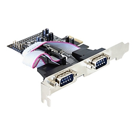 Delock 4 x serial PCI Express card - PCIe - Argent - 0,2304 Mbit/s - Avec fil - Windows 2000/XP/XP-64/Vista - Linux - MAC