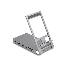 Delock - Dockingstation + Notebook-/Tablet-Ständer - USB-C / Thunderbolt 3 - HDMI