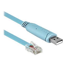 Delock - Kabel seriell - USB (M) zu RJ-45 (M) - 2 m - EIA-232 - Blau