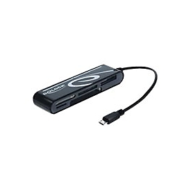 Delock Micro USB OTG Card Reader 5 Slot - Kartenleser (CF I, CF II, MS, MMC, SD, xD, MS PRO Duo, microSD, SDHC, microSDHC, SDXC, microSDXC, CF III) - USB