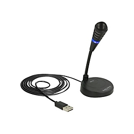 Delock Mikrofon - USB - Schwarz