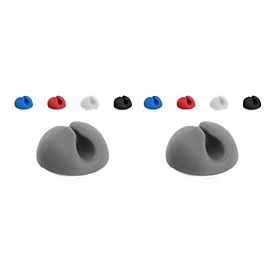 Delock Mini - Kabelhalter-Kit - Tisch montierbar