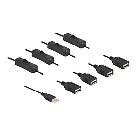 Delock Netz-Splitter - USB (M) zu USB (W)