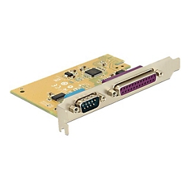 Delock PCI Express Card > 1 x Serial + 1 x Parallel - Adapter Parallel/Seriell - PCIe 2.0 - RS-232 x 1 + IEEE 1284 x 1