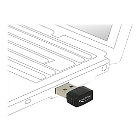 Delock USB 2.0 Dual Band WLAN ac/a/b/g/n Nano Stick - Netzwerkadapter - USB 2.0