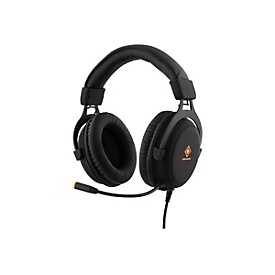 Deltaco GAM-030 - Avec fil - Jouer - 20 - 20000 Hz - Casque - Noir