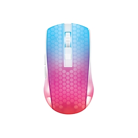 Deltaco Gaming-Maus GAM-145-W Weiss/Trasparent - Mouse - 10.000 dpi