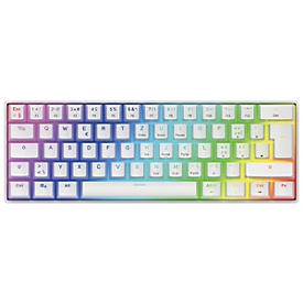 Deltaco Gaming-Tastatur GAM-175-C Hot-Swap Weiss