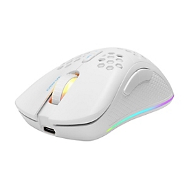 Deltaco GAMING WM80 - Maus - 7 Tasten - kabellos, kabelgebunden - 2.4 GHz - kabelloser Empfänger (USB)