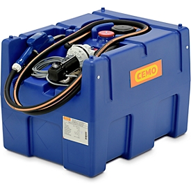 Depósito portátil CEMO Blue-Mobil EASY, con bomba de membrana CEMATIC BLUE 12 V, depósito de 200 l para AdBlue®, An 800 x P 600 x Al 590 mm