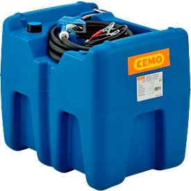 Depósito portátil CEMO Blue-Mobil EASY, con bomba sumergible CENTRI SP30 12 V, depósito de 210 l para AdBlue®, An 785 x P 595 x Al 685 mm